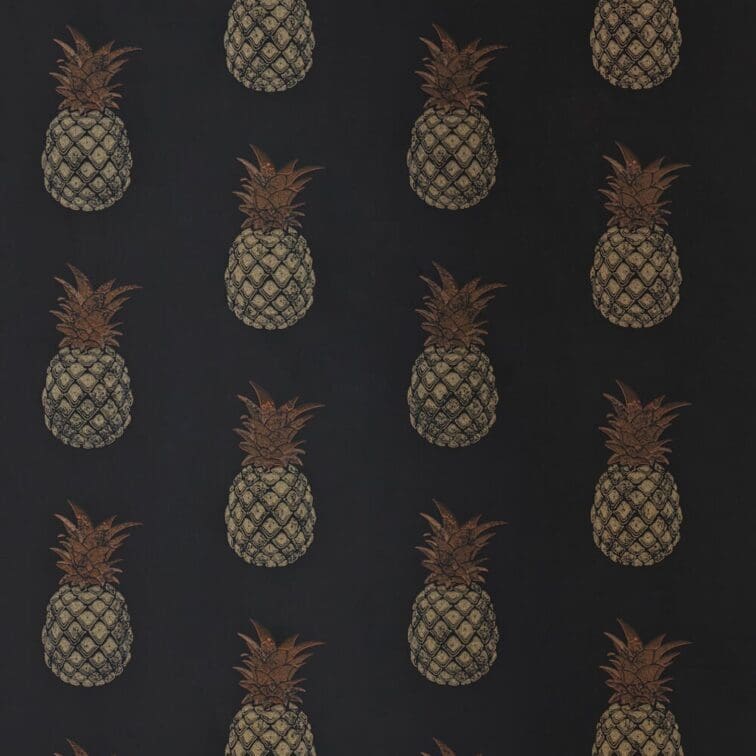 Pineapple Wallpaper by Barneby Gates in Red/Pink | Jane Clayton