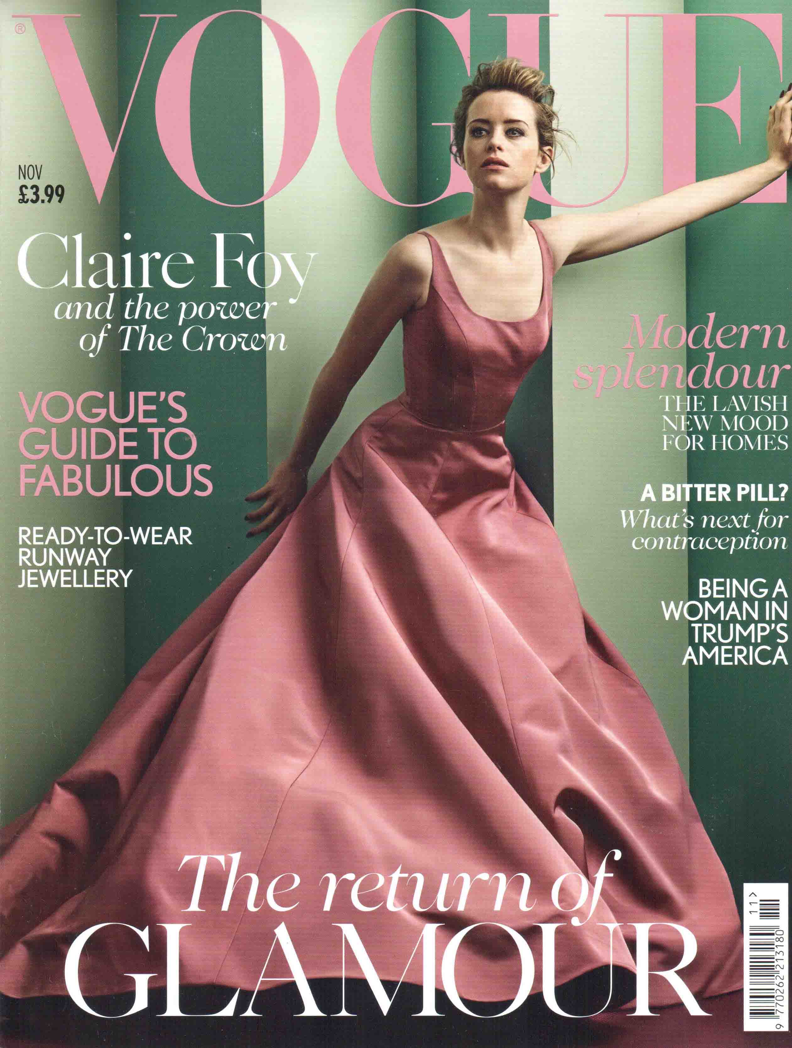 Vogue - Front Cover - November 2017 - Barneby Gates